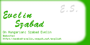 evelin szabad business card